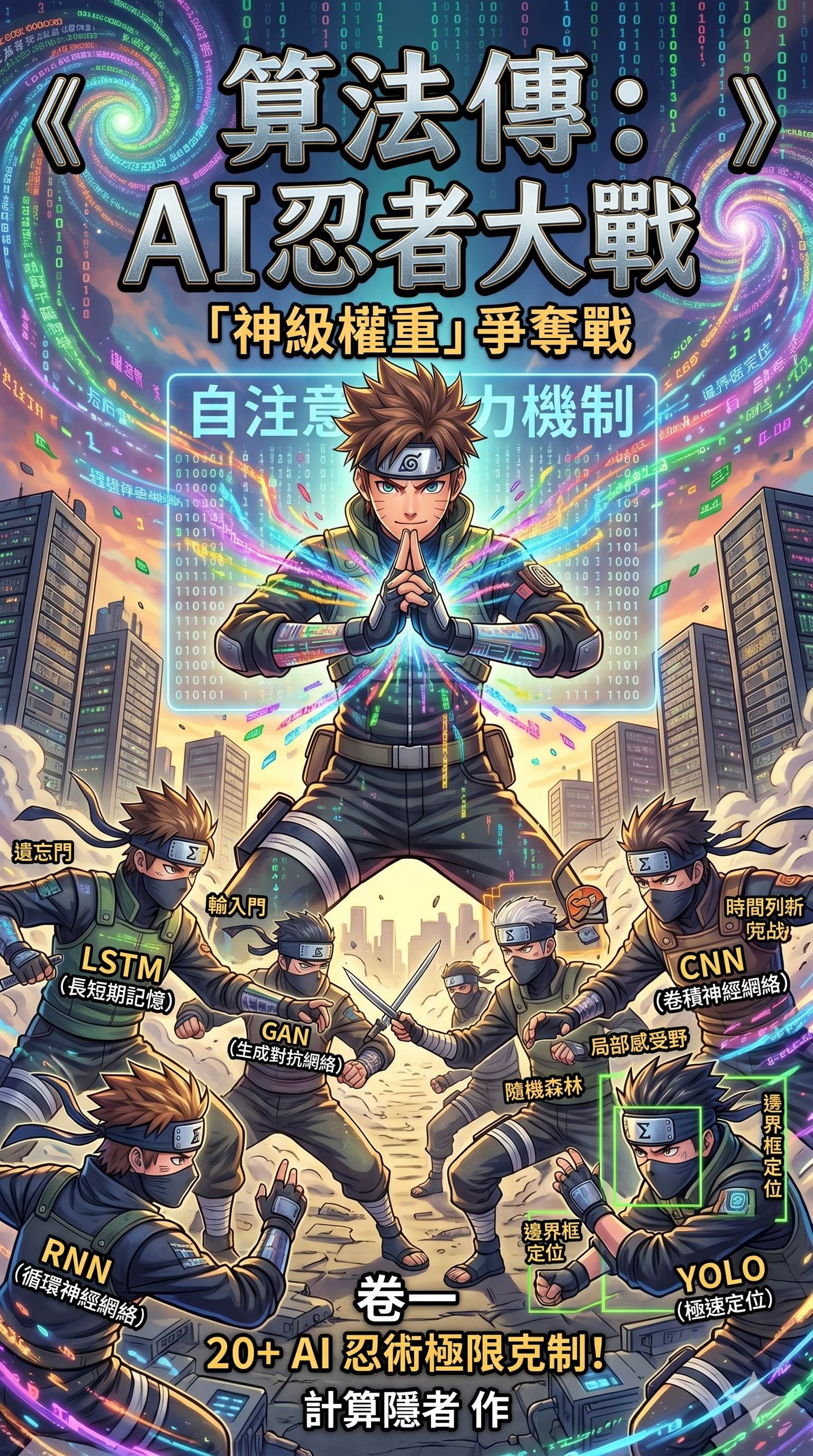 Gemini AI忍者大戰漫畫