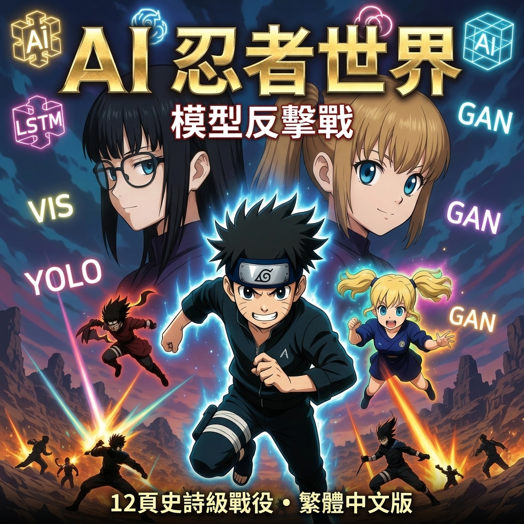 Grok AI忍者大戰漫畫