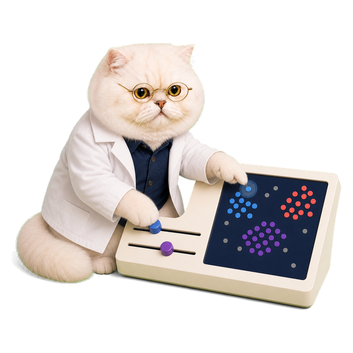 Mochi 貓老師專注操作 DBSCAN 參數與即時分群實驗台