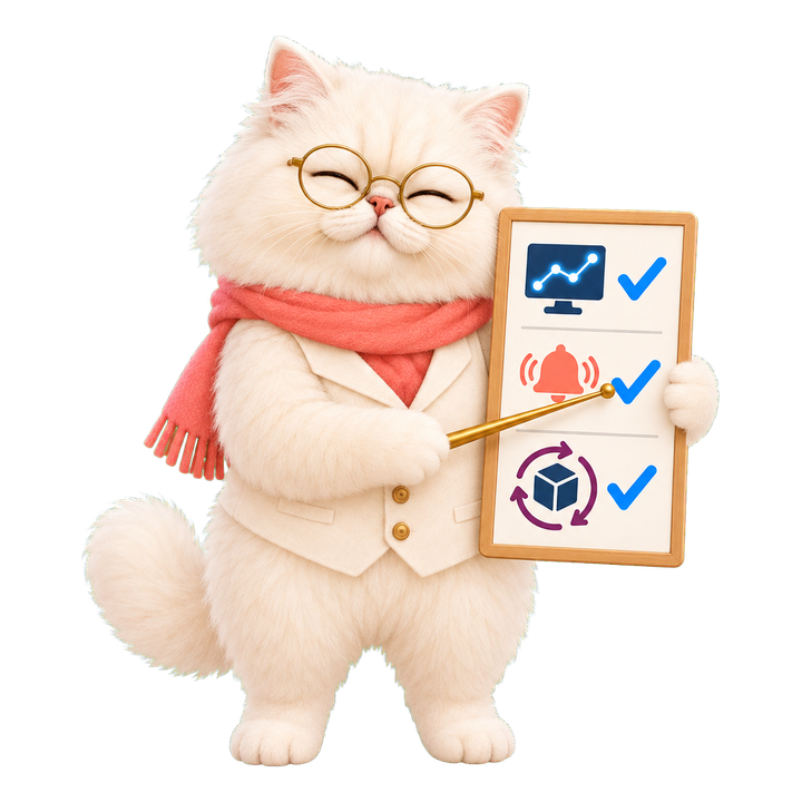 MOCHI 貓老師完成監控、告警與再訓練考前檢核