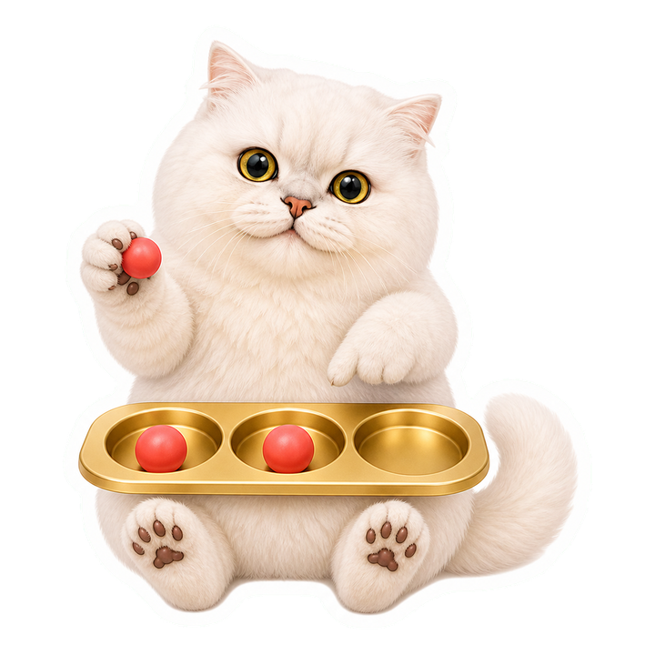 恍然大悟的 Mochi 貓老師把事件珠放入三格時間窗口盤