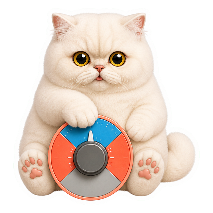 Mochi 貓老師謹慎把模態丟棄旋鈕調到平衡區