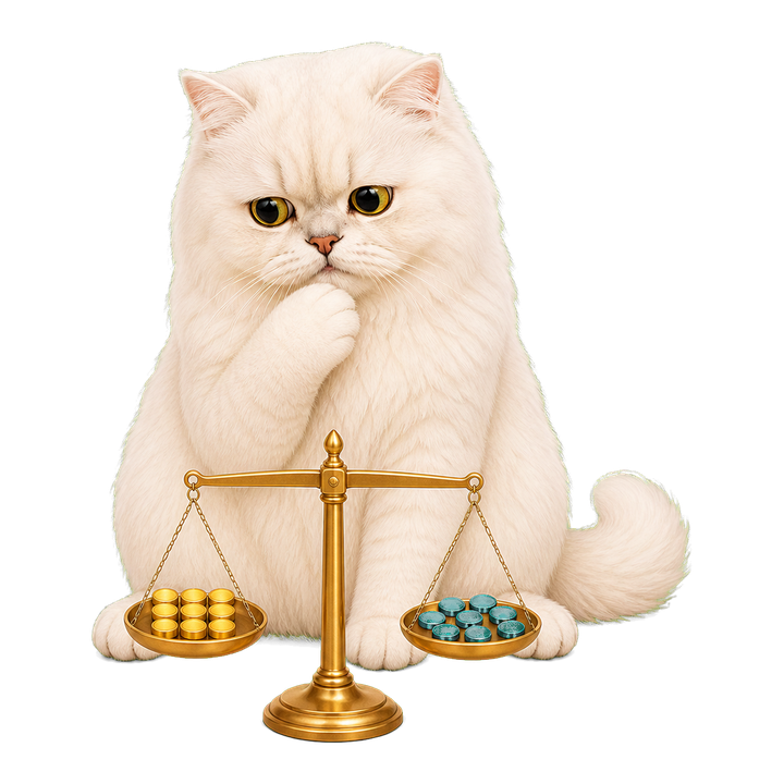 Mochi 貓老師沉思平衡相同預算下的網格與分散取樣，理解探索效率
